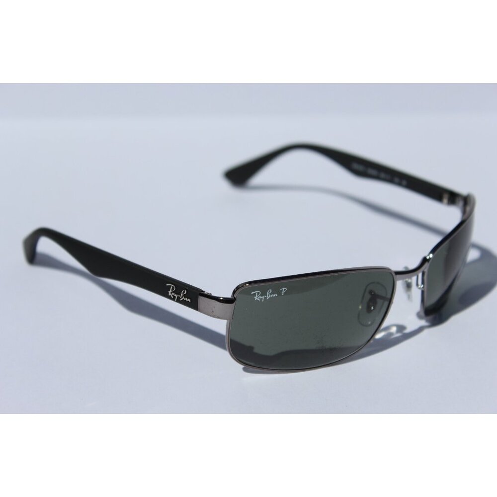 RAY-BAN RB3478 POLARIZED Sunglasses Gunmetal/G-15 Gray Green 004/58 NEW - Picture 5 of 11